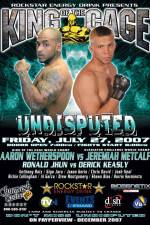 Watch King of the cage Undisputed Movie4k